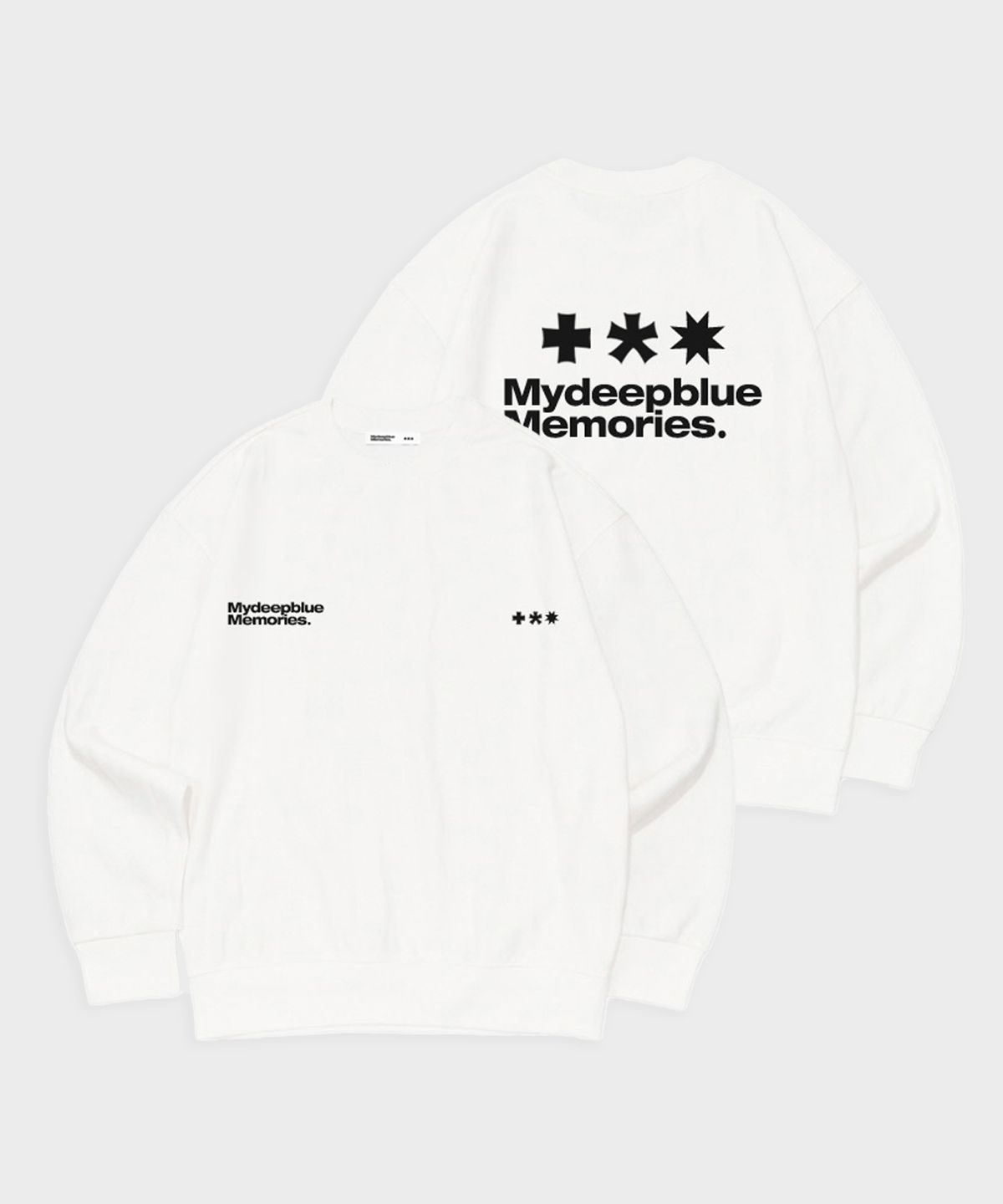 마이딥블루메모리즈(MY DEEP BLUE MEMORIES) MM SYMBOL LOGO MTM (WHITE)