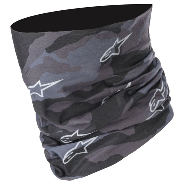 TACTICAL NECK TUBE - BLACK TAR GRAY OS
