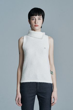 JOY KNIT TOP WHITE