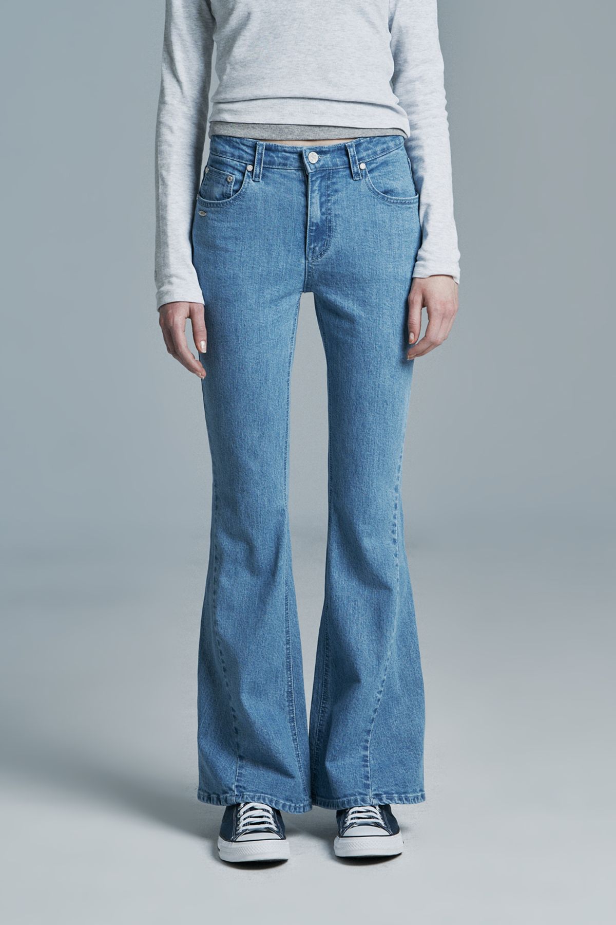 시너진(SYNERJYN) RAW DENIM PANTS LIGHT BLUE