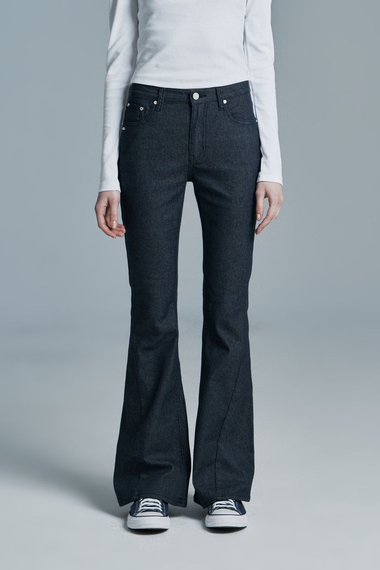 RAW DENIM PANTS DARK BLUE