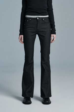 RAW DENIM PANTS BLACK