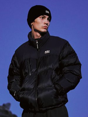 하이넥 스포티 다운 자켓 NAVY