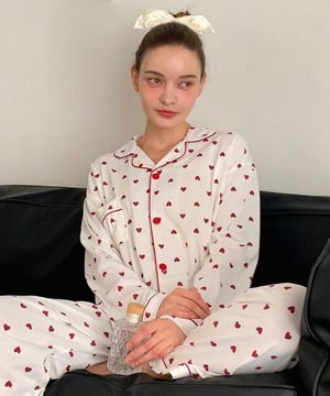Lovely Heart Pajamas Set
