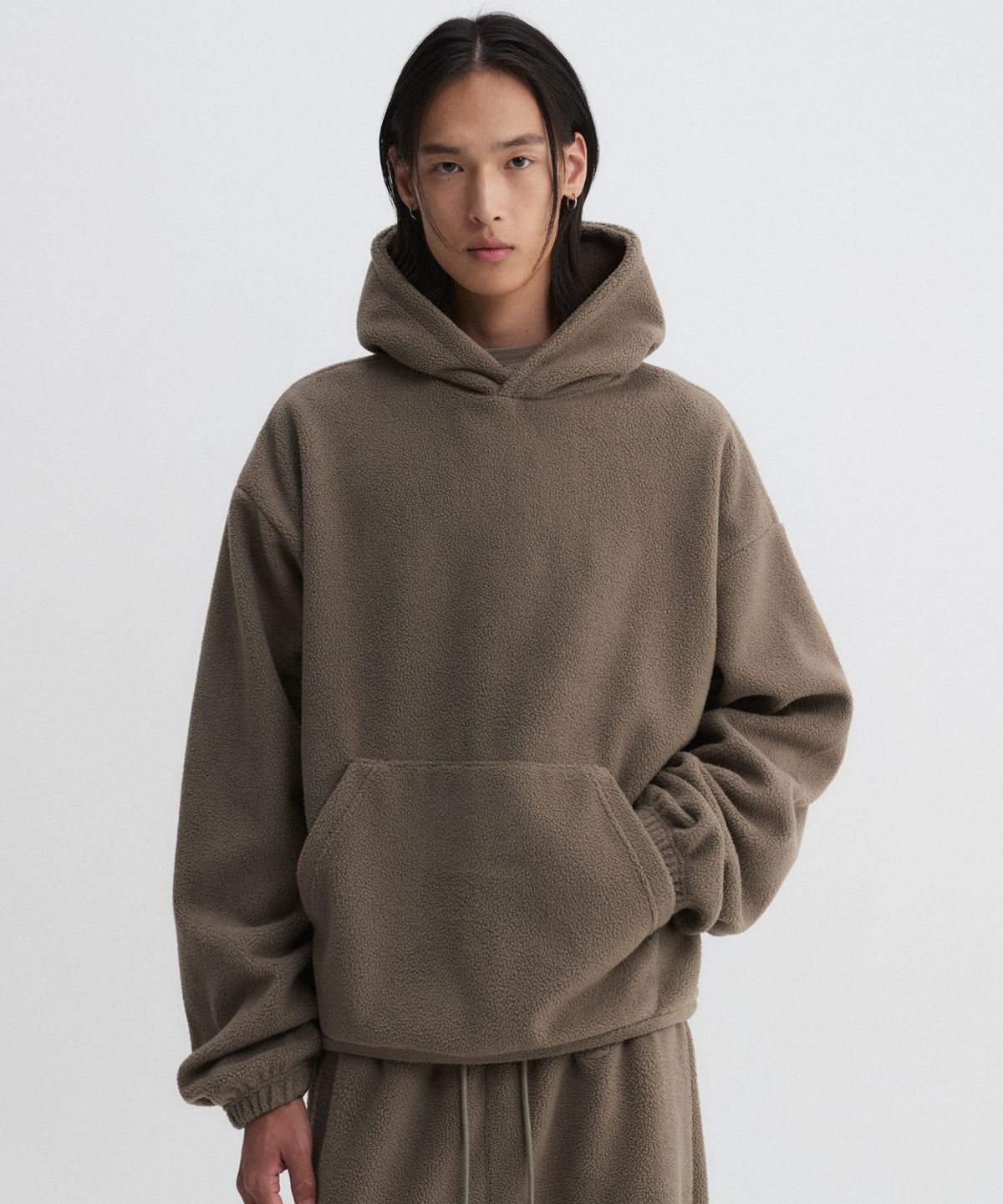 디파인(DEFINE) 베이스 플리스 후디 베이지