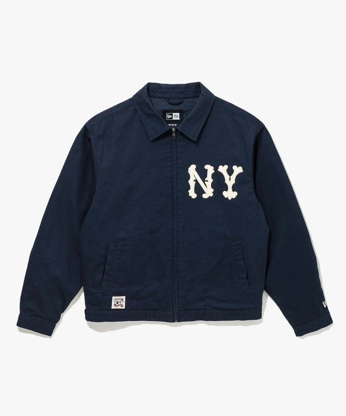 뉴에라(NEW ERA) MLB 쿠퍼스타운 뉴욕 양키스 하이랜더스 코튼 재킷 네이비