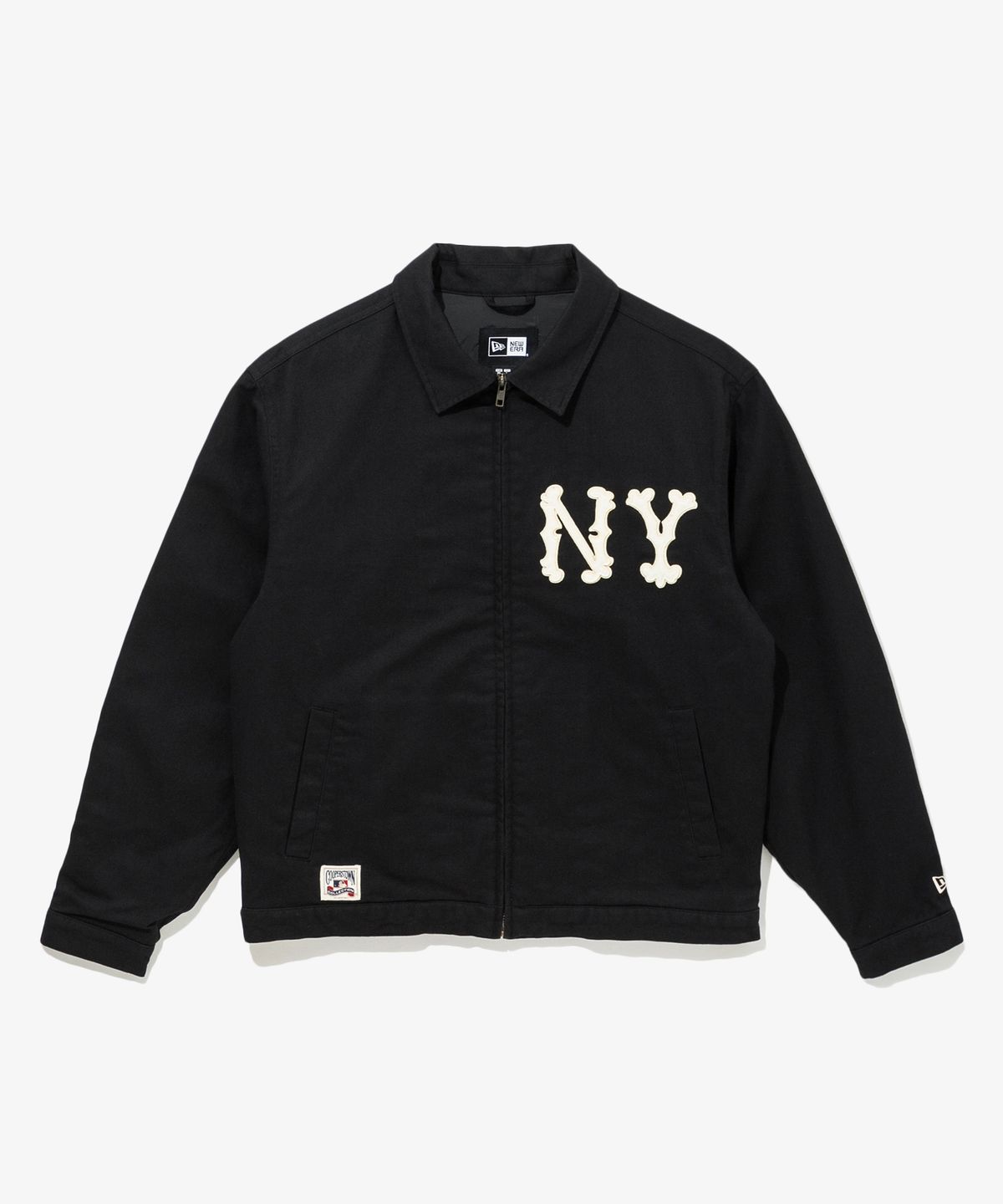 뉴에라(NEW ERA) MLB 쿠퍼스타운 뉴욕 양키스 하이랜더스 코튼 재킷 블랙