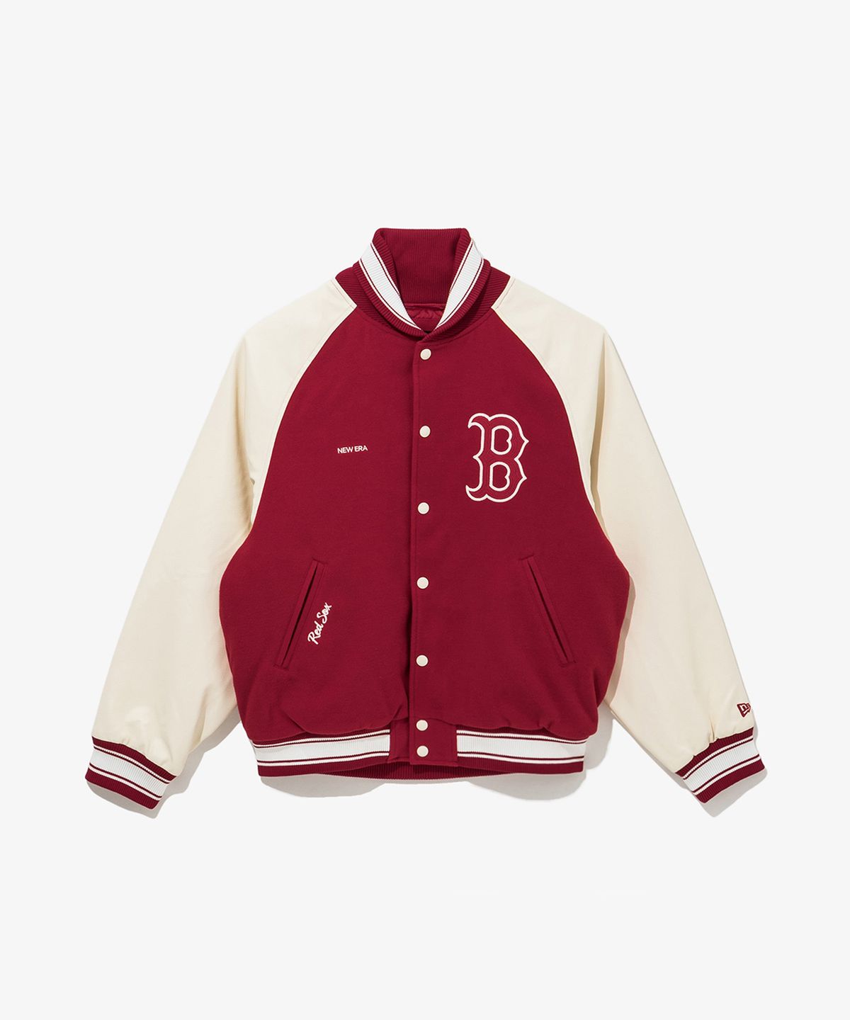 뉴에라(NEW ERA) AP MLB RAGLAN VARSITY JK53  BOSRED RED