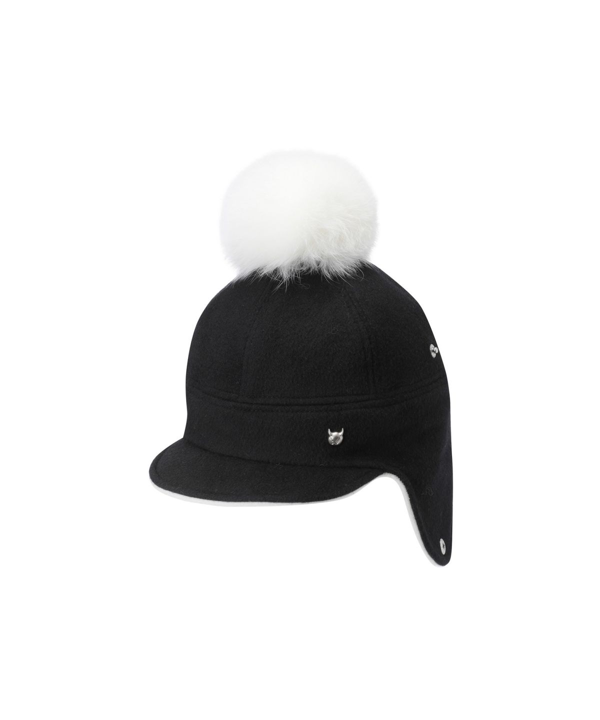 왁(WAAC) Women PomPom Knit Hat WGRCX25810BKX