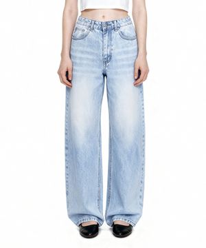 BTB : WAVE WASHING JEANS [LIGHT BLUE CORE]
