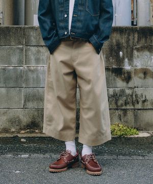 9부 오버 팬츠 [베이지]