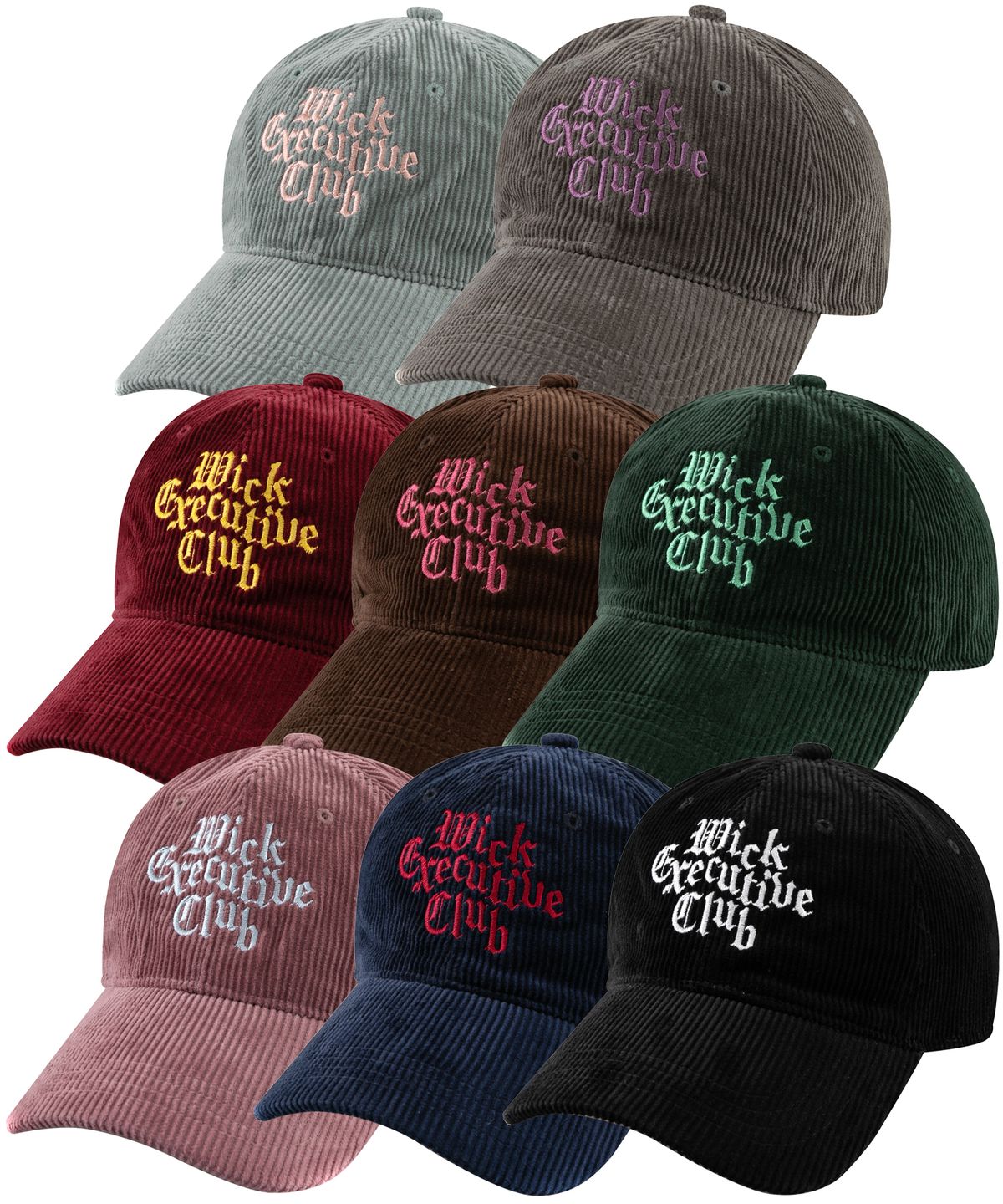 윅(WICK) Gothic Executive club 코듀로이 볼캡