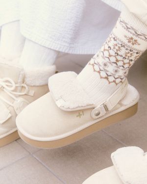 [오찌x우무] 벌루니 플랫폼 밴딩 슬라이드 FLOTFF4W21