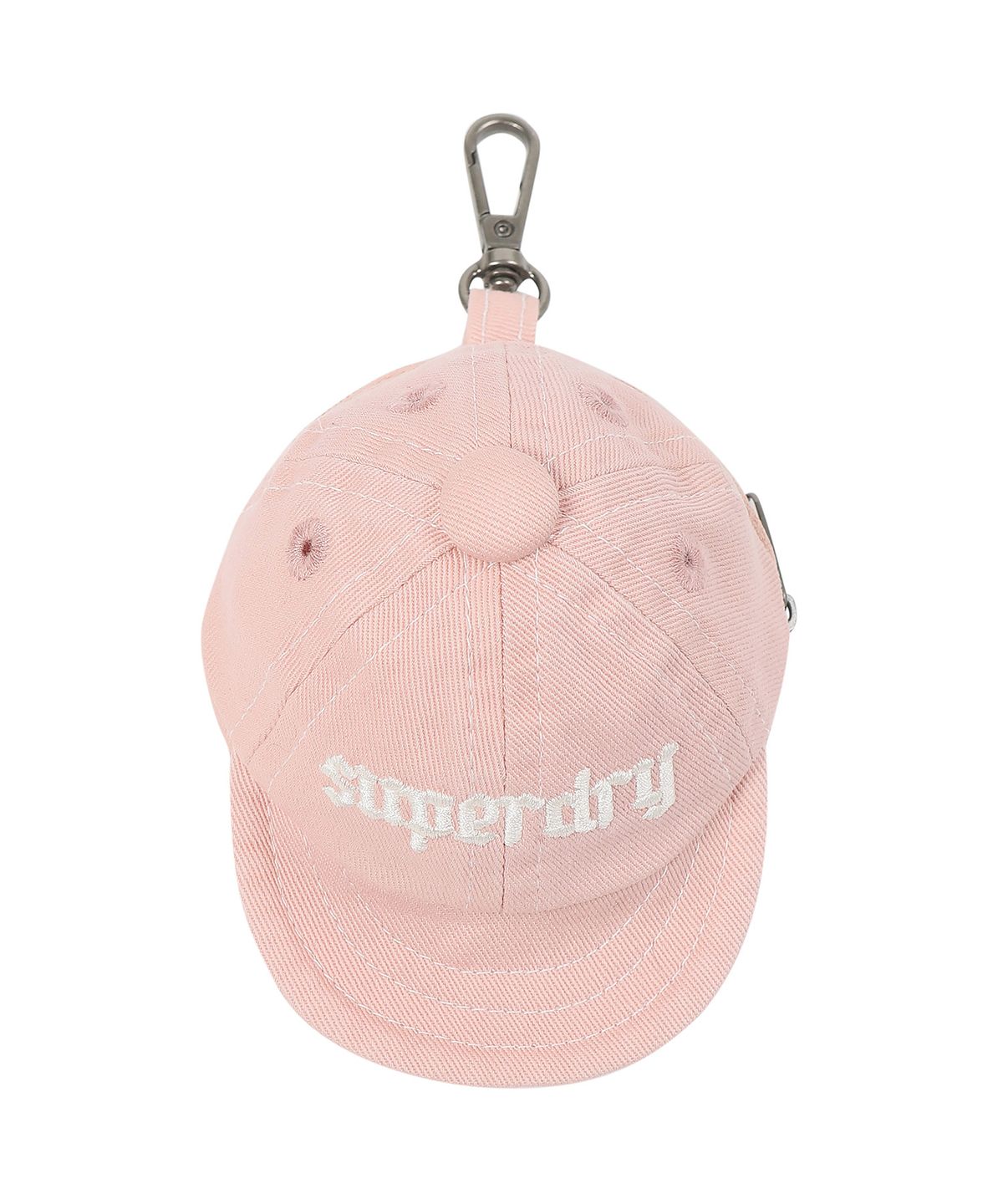 슈퍼드라이(SUPERDRY) 미니 볼캡 키링 핑크