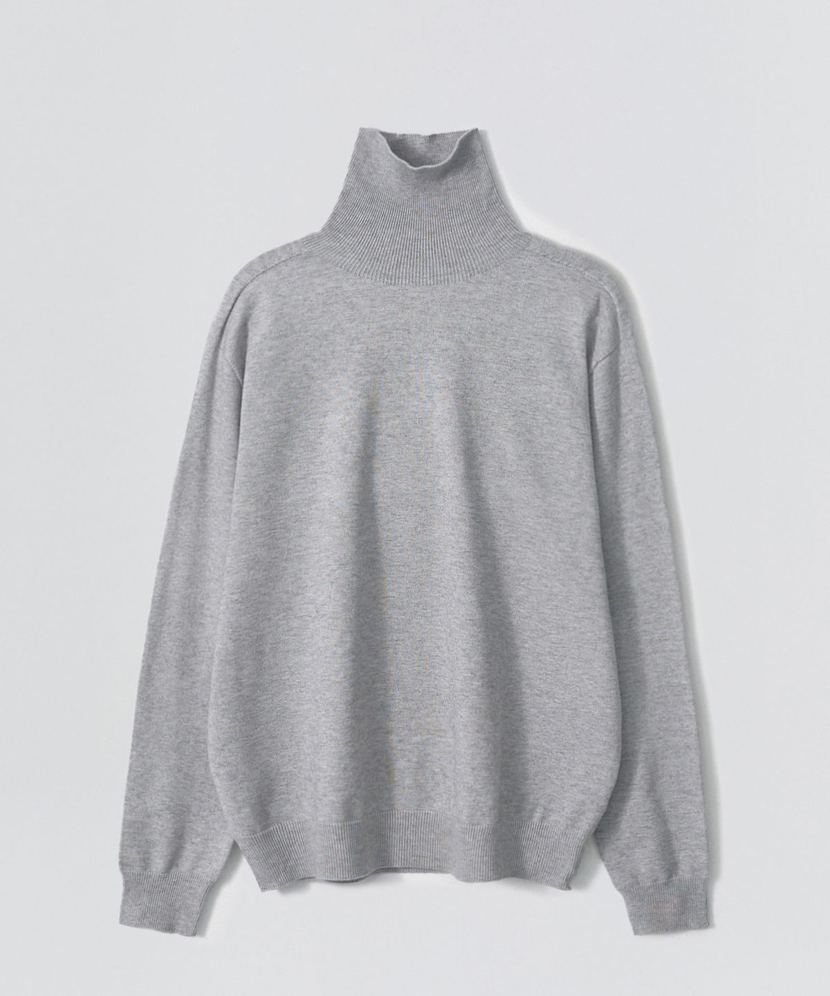 이지오 우먼(EZIO WOMEN) W Seamless Turtle Knit_Melange Grey