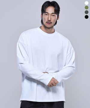 P2598 모달스판 오버핏 긴팔티 [4COLOR]