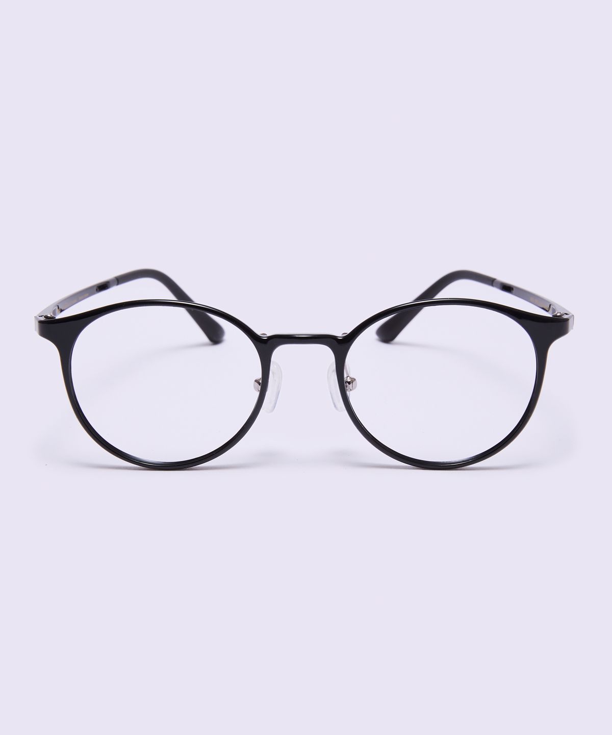 알로아이웨어(ALO EYEWEAR) [AIR FLEX] AL6405 0909G 에어플렉스 초경량 세미오버사이즈 라운드 블랙 안경테 블루라이트 렌즈 선택