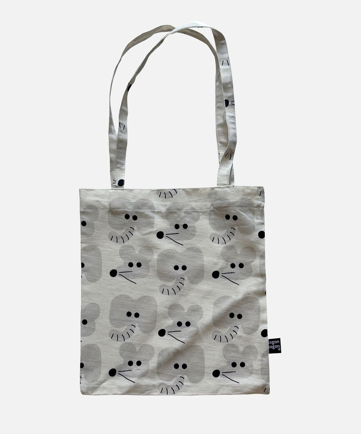 소곤소곤(SOGONSOGON) grey animal mini bag