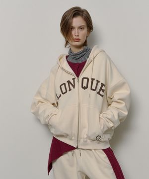 LONQUE HOOD ZIP-UP (IVORY)