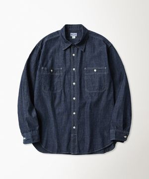 Blue Chambray Work Shirt KR Ver. Dark Indigo