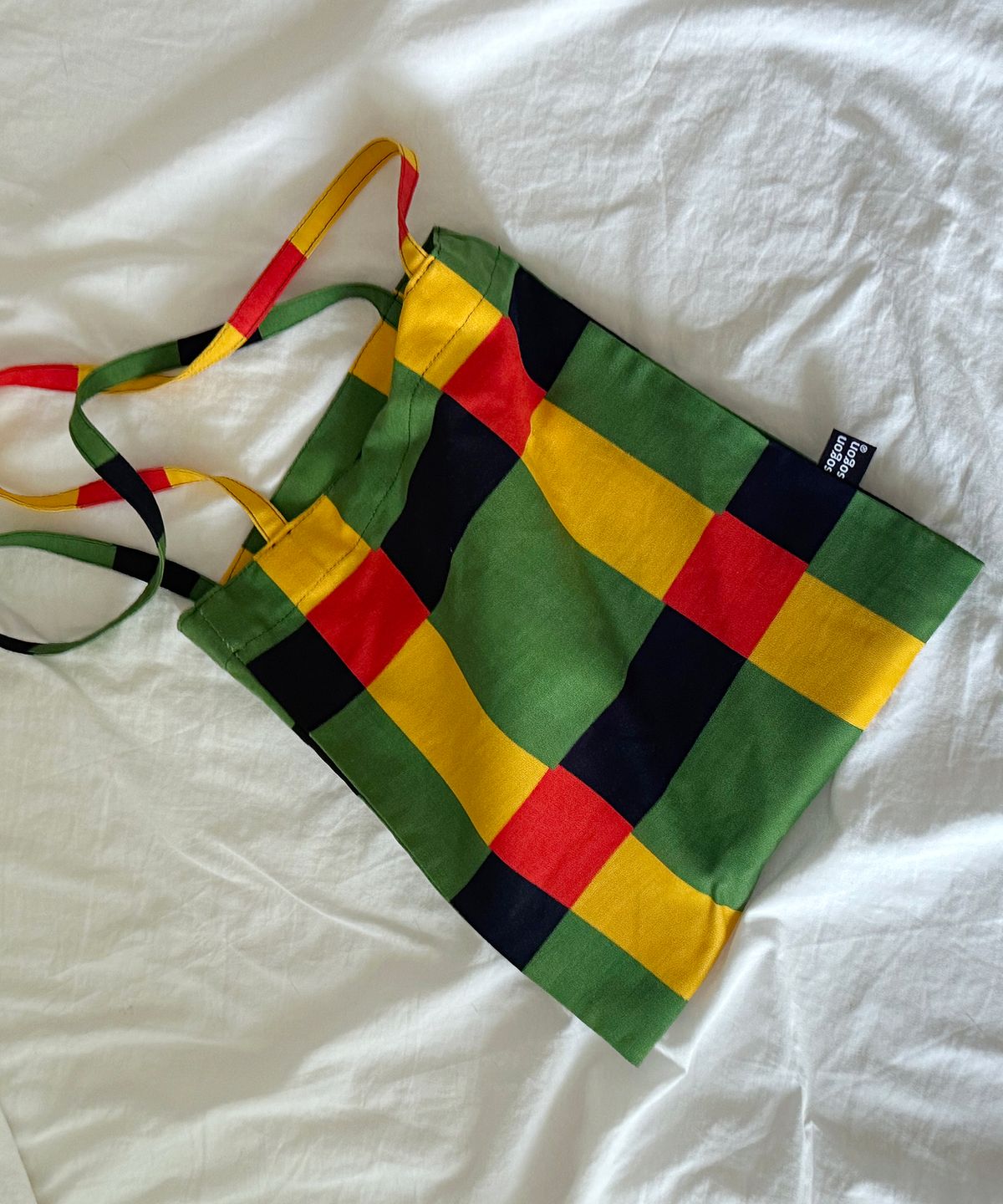 소곤소곤(SOGONSOGON) green square mini bag