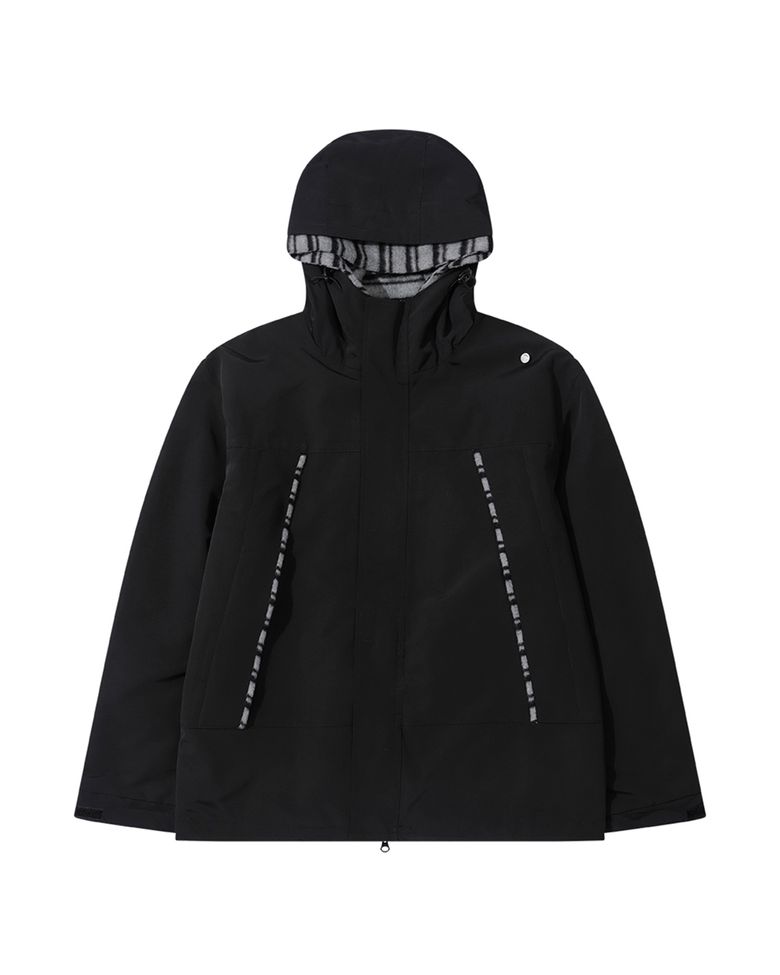 KNIT POINT WIND BREAKER JACKET (BLACK)