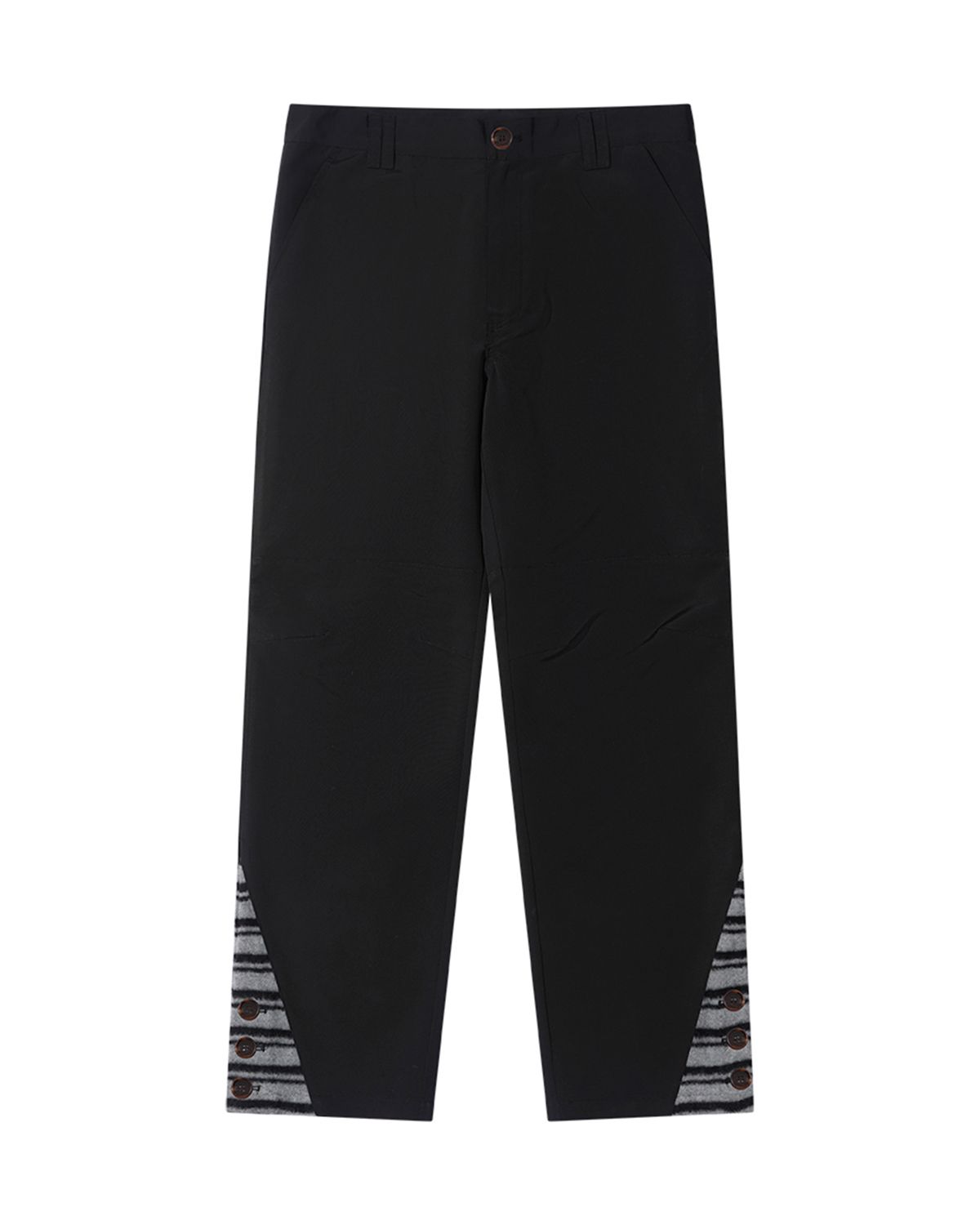 더뮤지엄비지터(THEMUSEUMVISITOR) KNIT POINT PANTS (BLACK)