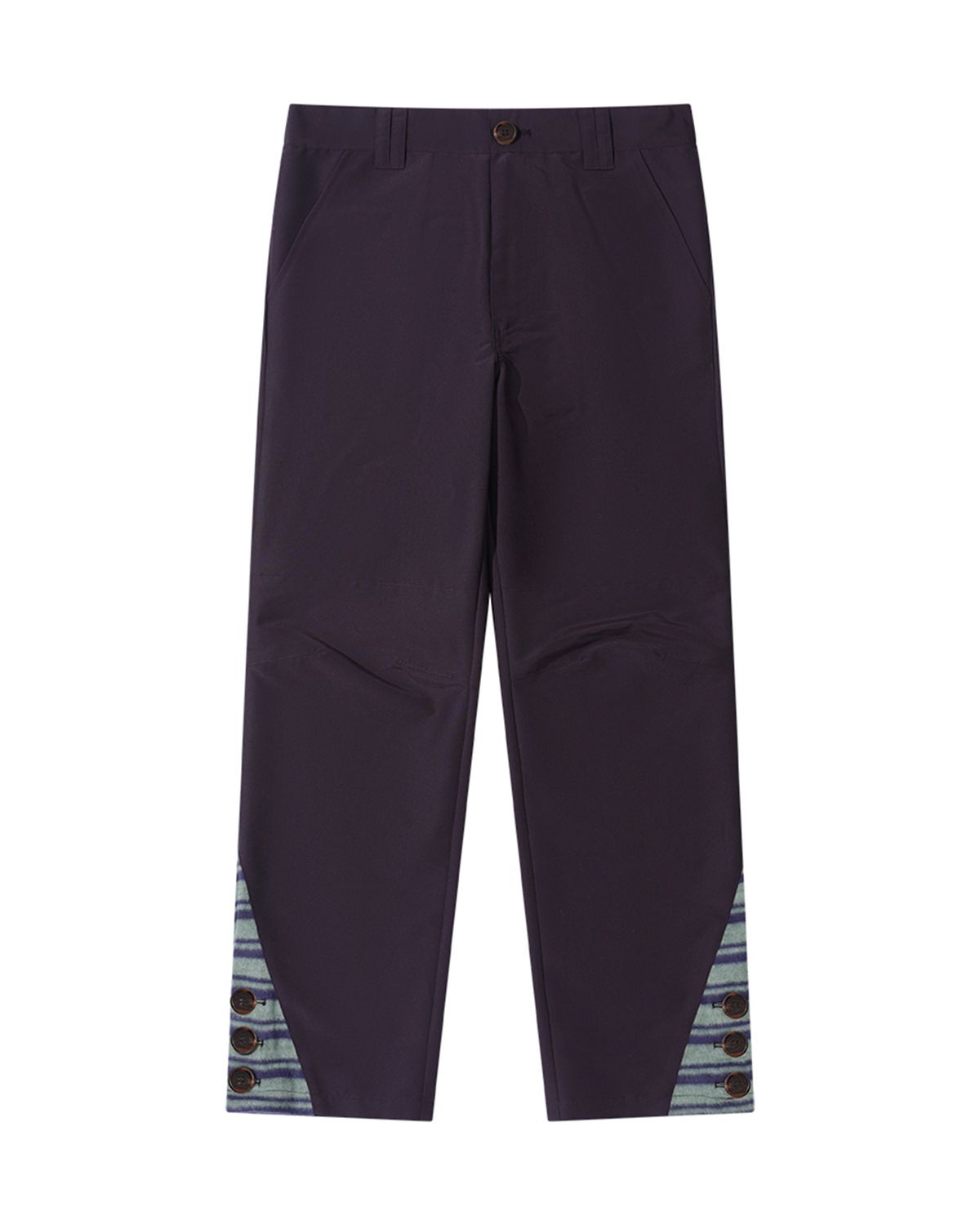 더뮤지엄비지터(THEMUSEUMVISITOR) KNIT POINT PANTS (PURPLE)