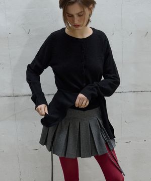 SHAWL SET CARDIGAN (BLACK)