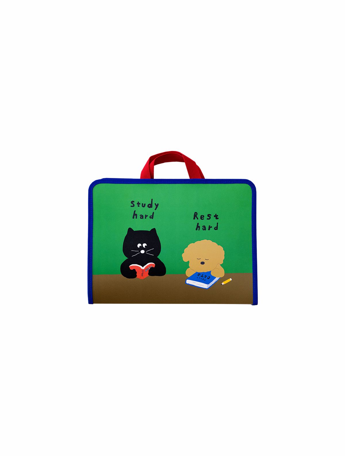 하우키즈풀(HOWKIDSFUL) FILE BAG - DOG & CAT