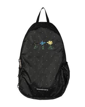 POLKA DOT SYMBOL EMBROIDERED BACKPACK (BLACK)