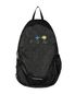 POLKA DOT SYMBOL EMBROIDERED BACKPACK (BLACK)