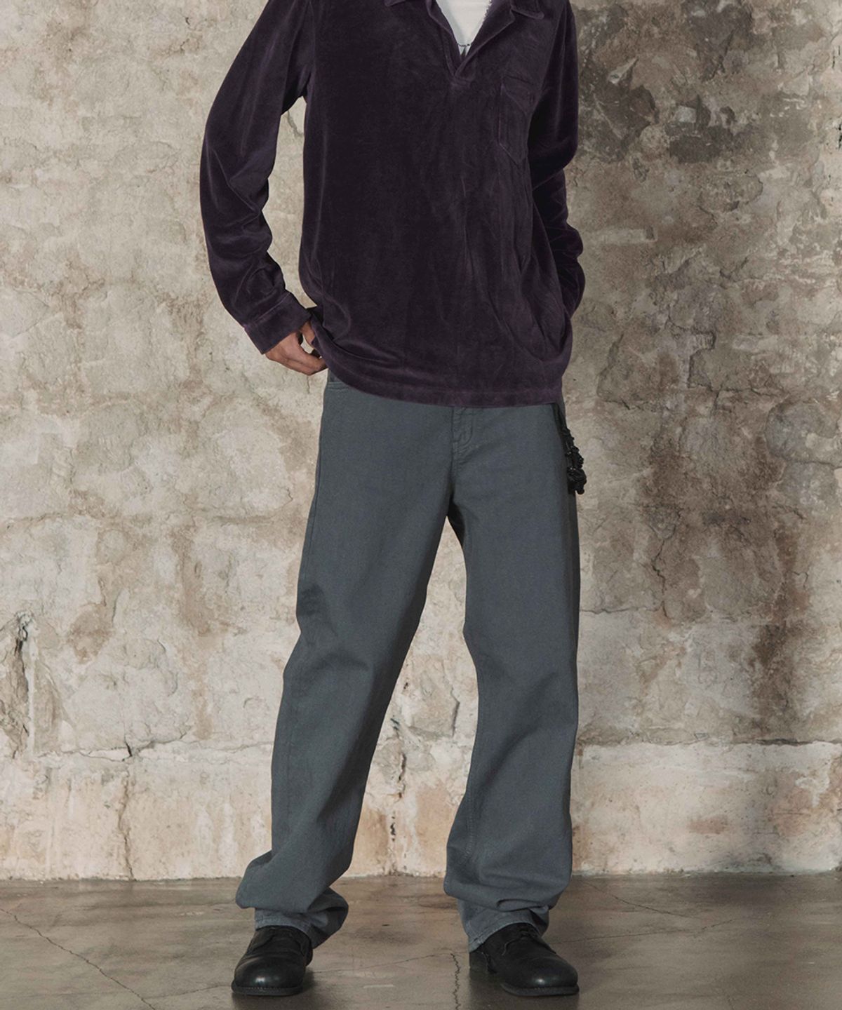 세븐틴엔드(17END) 17 SIMPLE COTTON PANTS GY