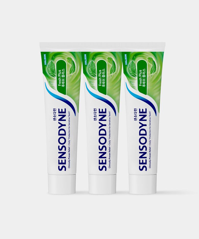 센소다인 후레쉬 플러스 민감성 치약 100g x3개
