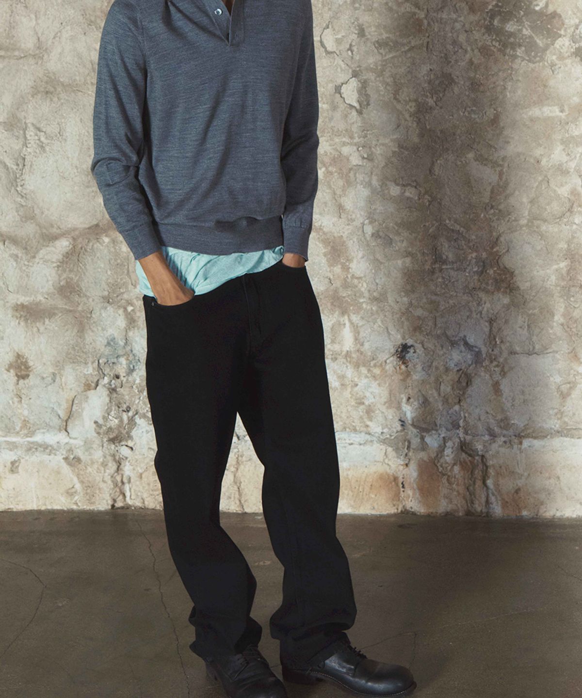 세븐틴엔드(17END) 17 SIMPLE DENIM JEANS BK