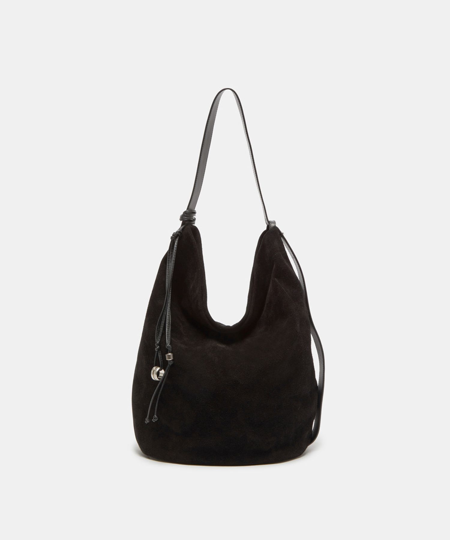 MUSINSA | COURONNE Haru Shoulder 24 Suede_RIBSX25644BKX