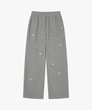 [리오므X보나츠] 플리스 루즈 팬츠_Gray : RADIANT158