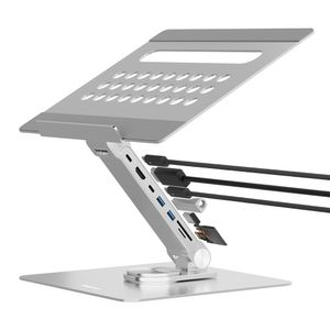 Ekeepment X Stand Pro 노트북 거치대 7in1 USB 허브 360도 회전 스탠드 받침대