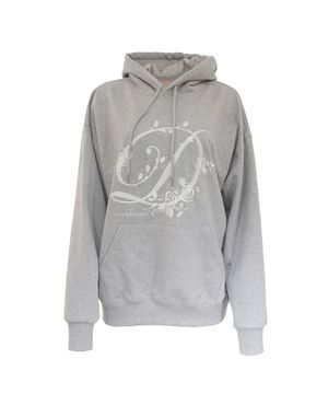 BLOSSOMING ROSE LOGO HOODIE M.GARY