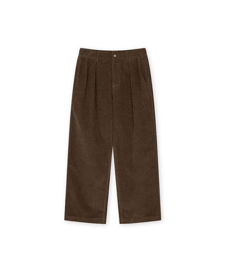 Corduroy Pants (Olive Brown)