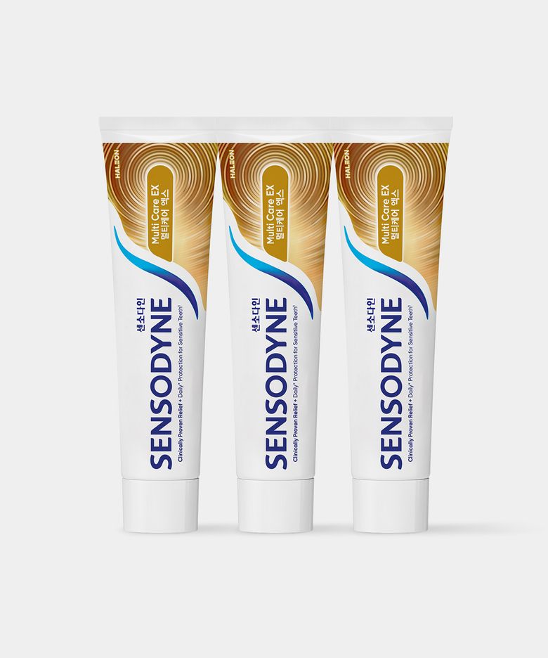 멀티케어 EX 민감성 치약 100g x3개