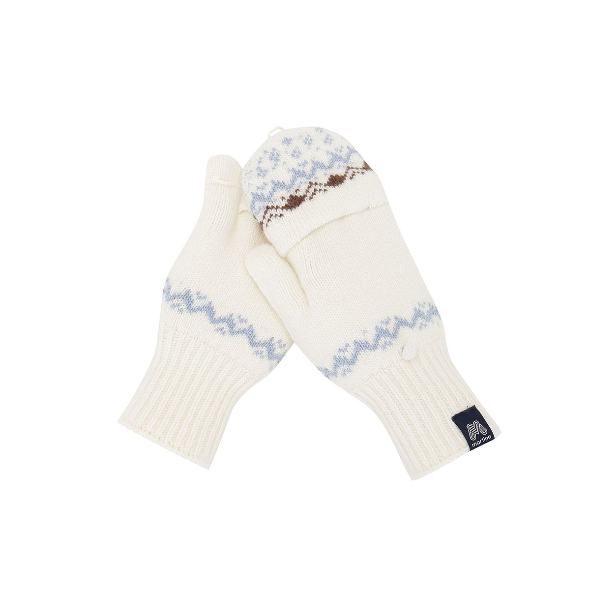 마틴골프(MARTINE GOLF) Nordic Knit Gloves_OFF-WHITE