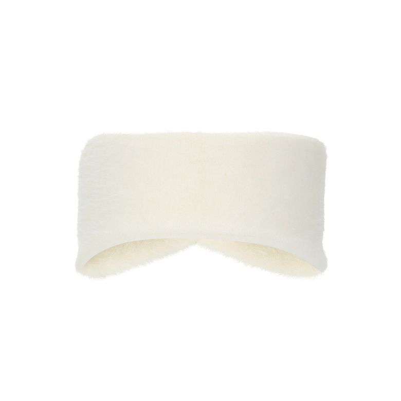 Symbol Knit Ear Warmer_OFF-WHITE