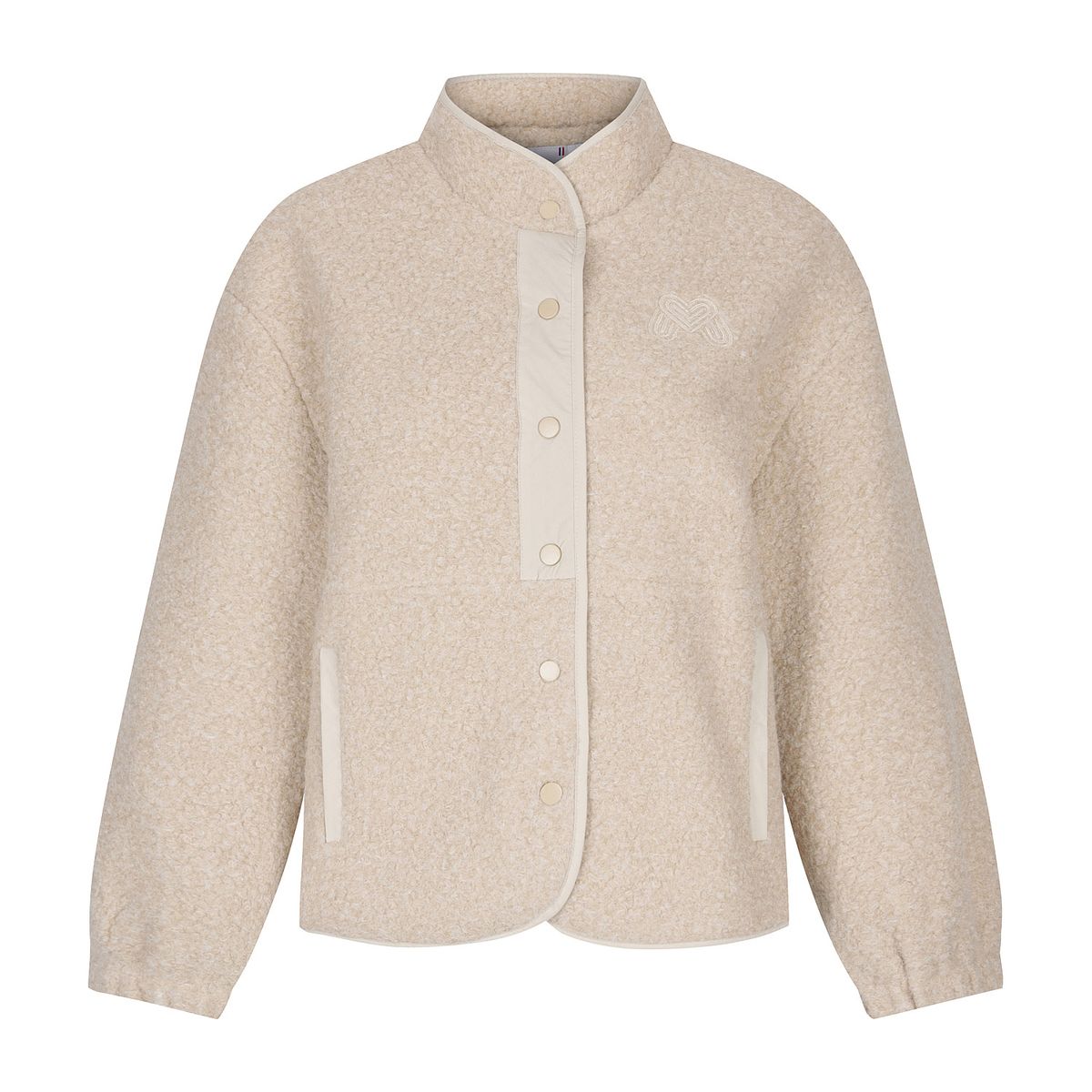 마틴골프(MARTINE GOLF) Fleece Button Jacket_BEIGE