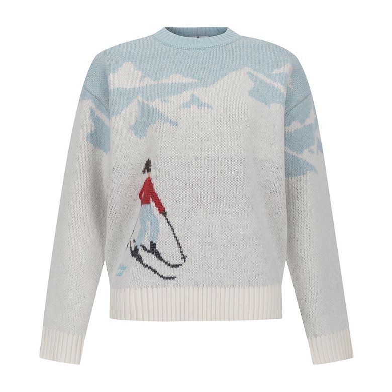 Martine Winter Ski Knit_S/BLUE
