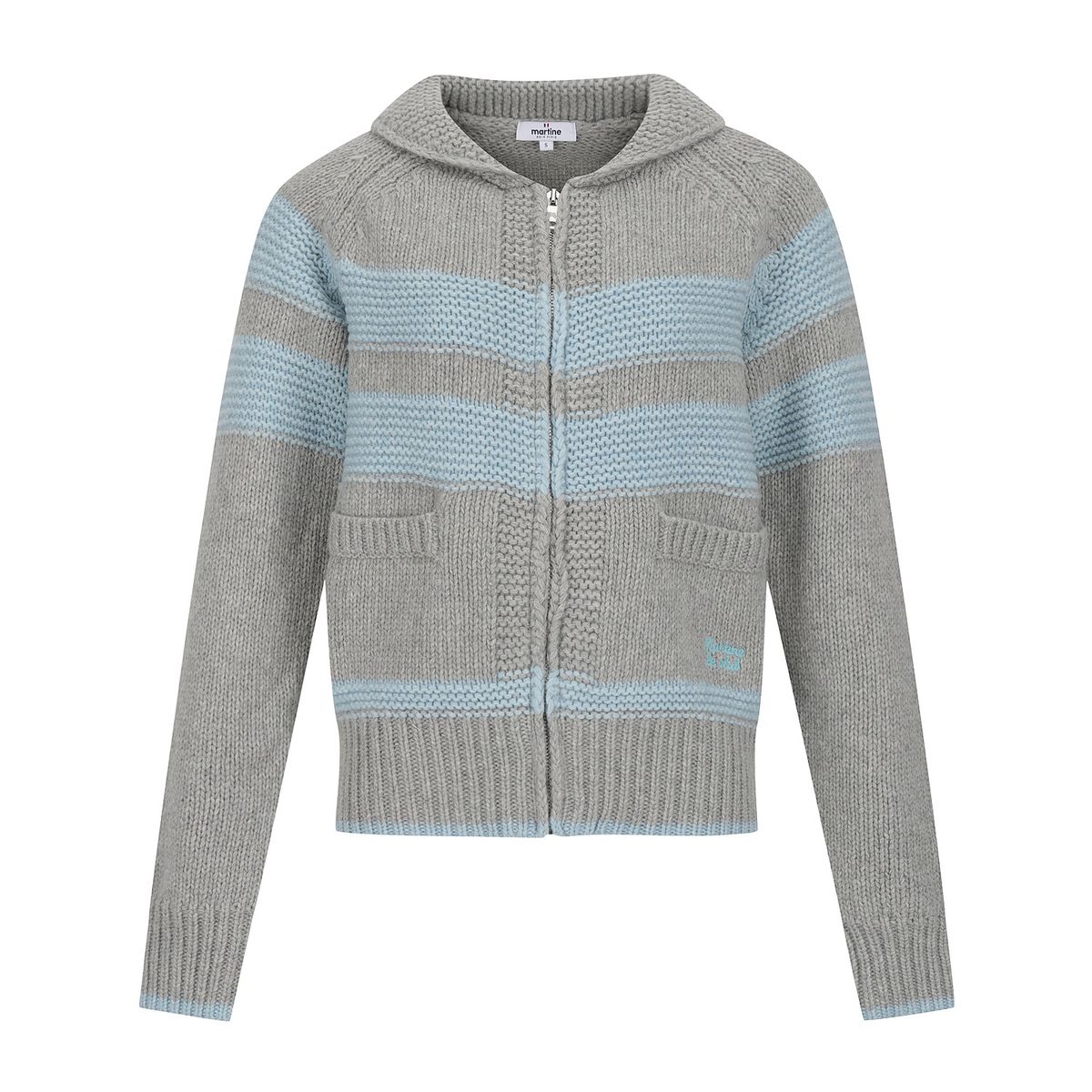 마틴골프(MARTINE GOLF) Knit Fluffy Cardigan_GRAY