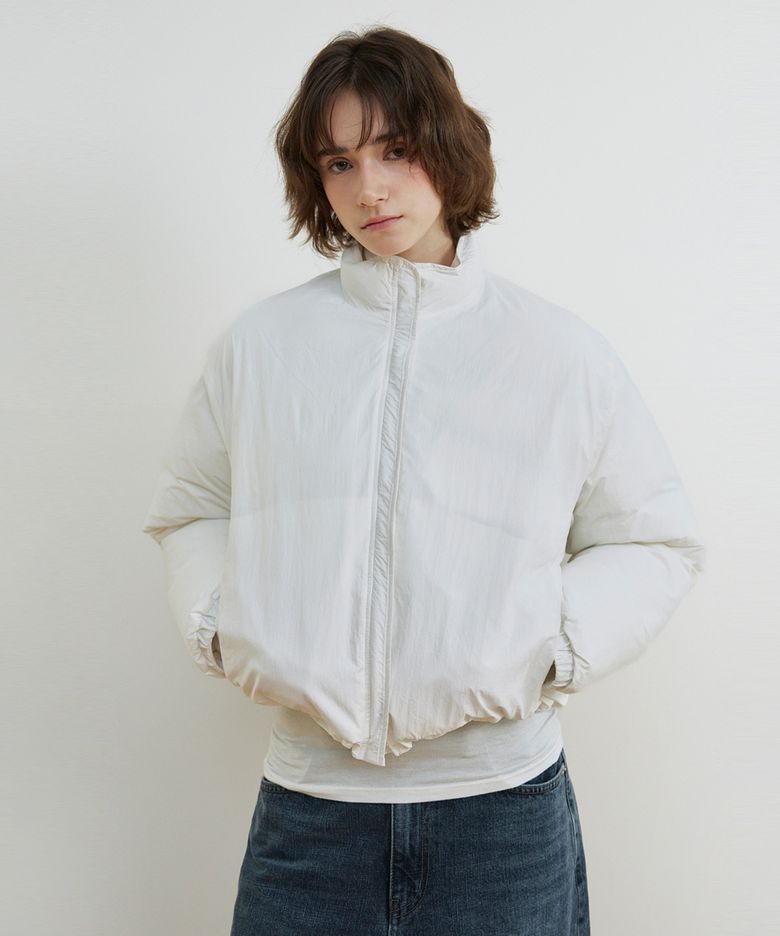 스무스 푸퍼 자켓_White