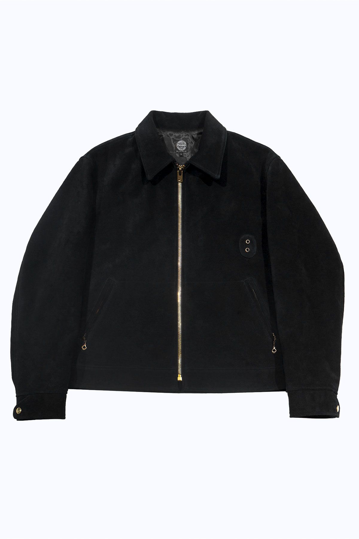 더 긱스(THE GEEKS) Police patrol jacket -  Black leather