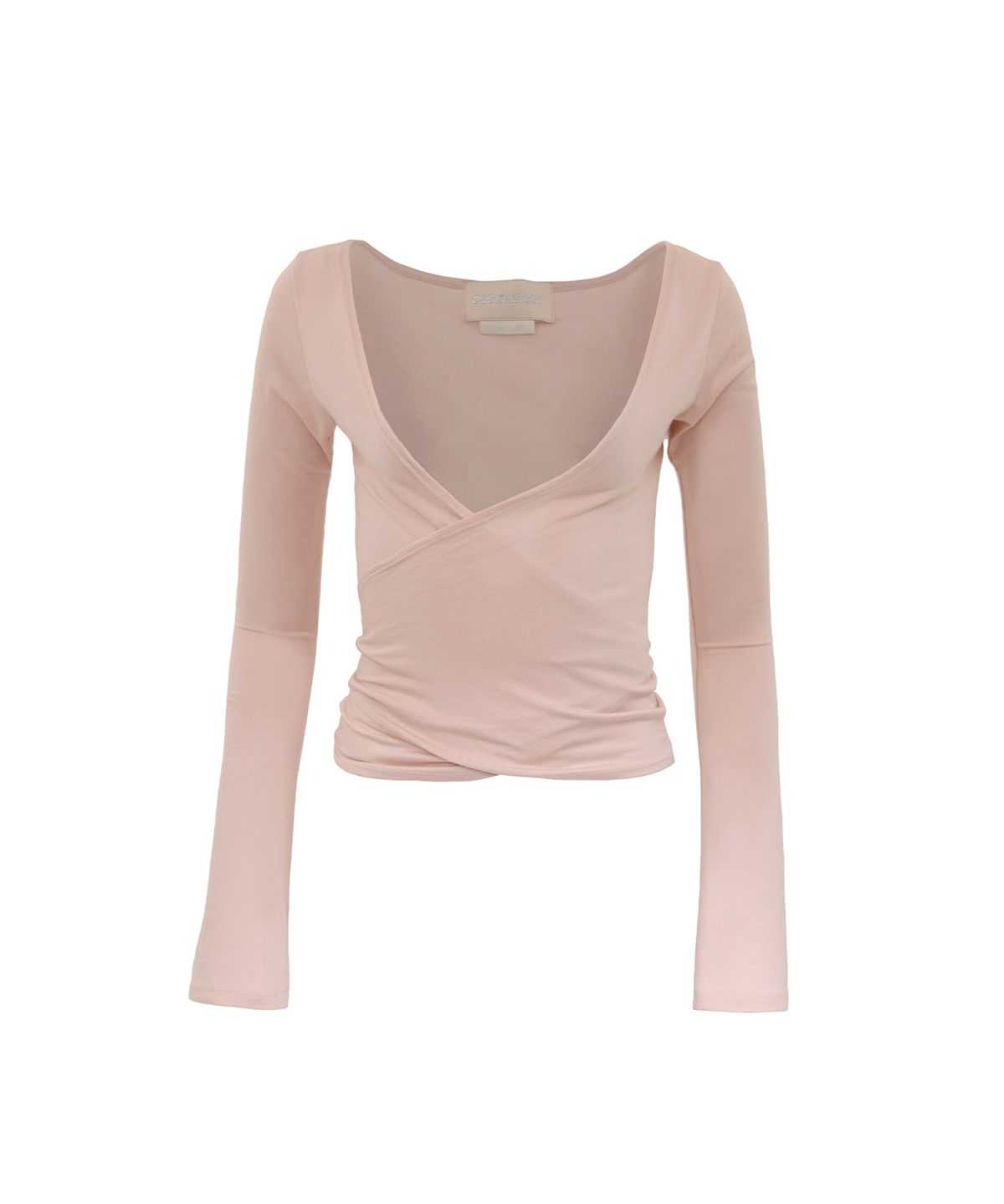 오드원아웃(ODDONEOUT) WRAP CARDIGAN PEACH