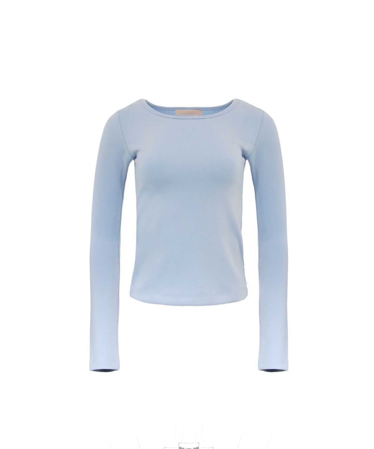 오드원아웃(ODDONEOUT) BASIC BOAT NECK  LONG SLEEVE TOP SKY